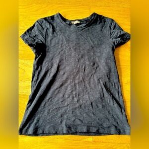 Lilla P basic black crewneck tee